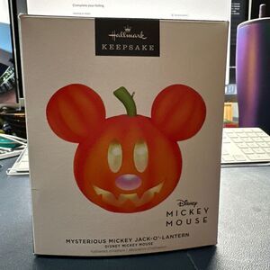 Hallmark Disney "Mysterious Mickey Mouse Jack-O-Lantern" ornament